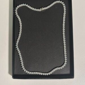 Super pretty sapphire tennis necklace, original purchased for $350